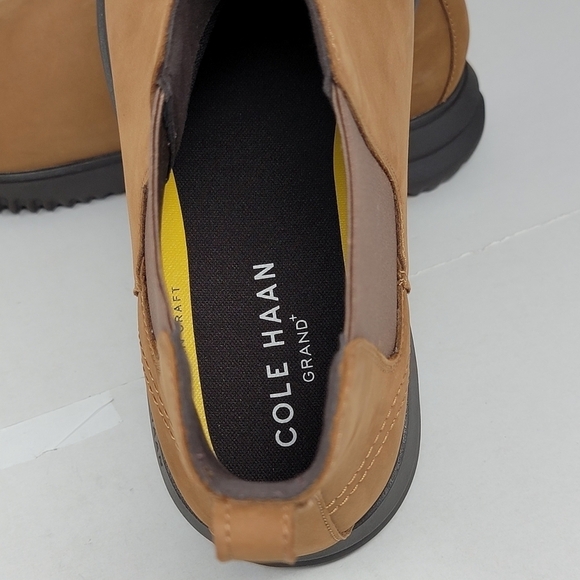 Cole Haan Grand Plus Chelsea Boots Mens Size 12 Brown Lumber/Java C38789 New main image 7